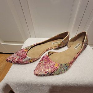 Jeweled Steve Madden Flats Size 10